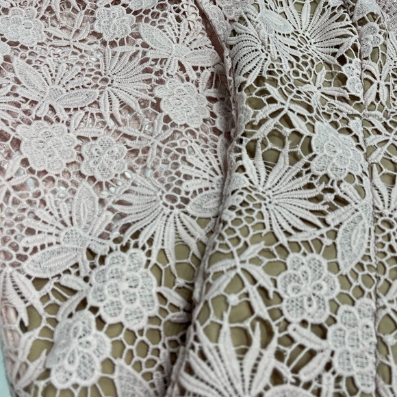 Bardot tayla floral lace midi dress pink size XS - Picture 11 of 11